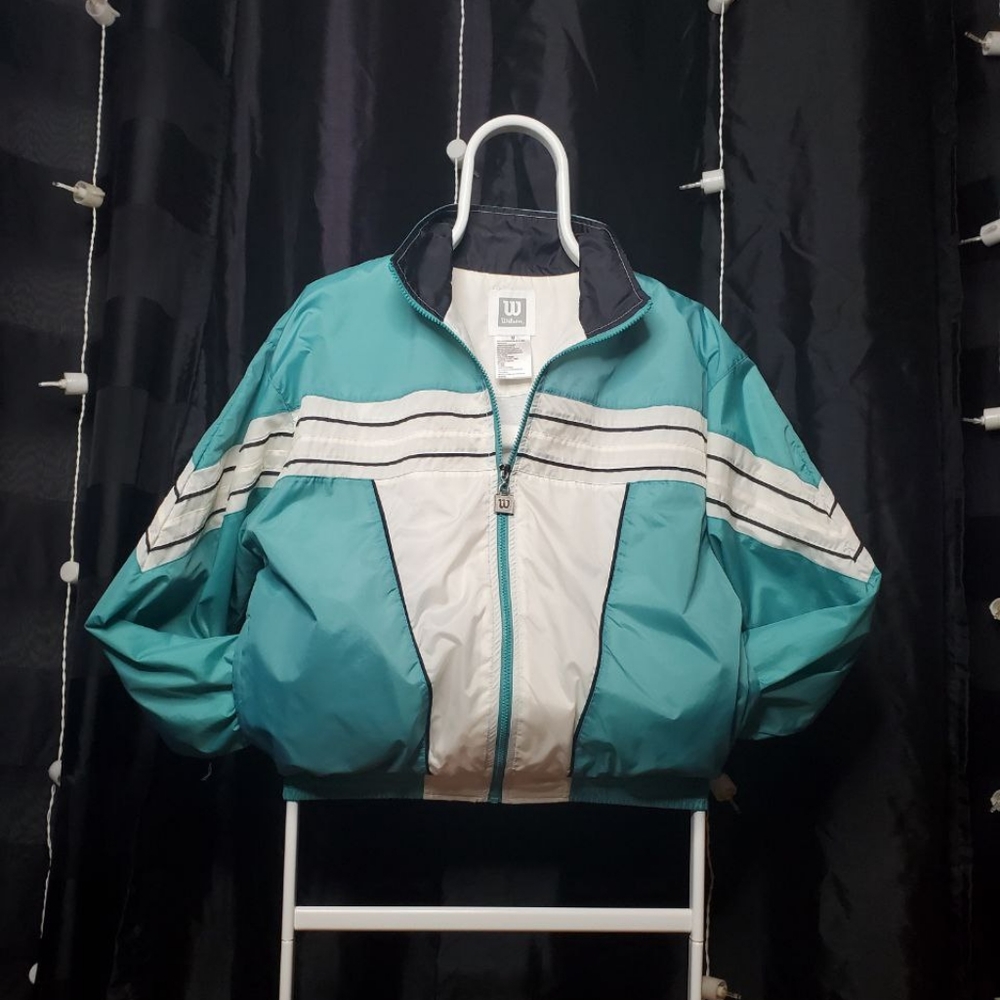 Wilson 90s windbreaker jacket MEDIUM vintage vtg veste
